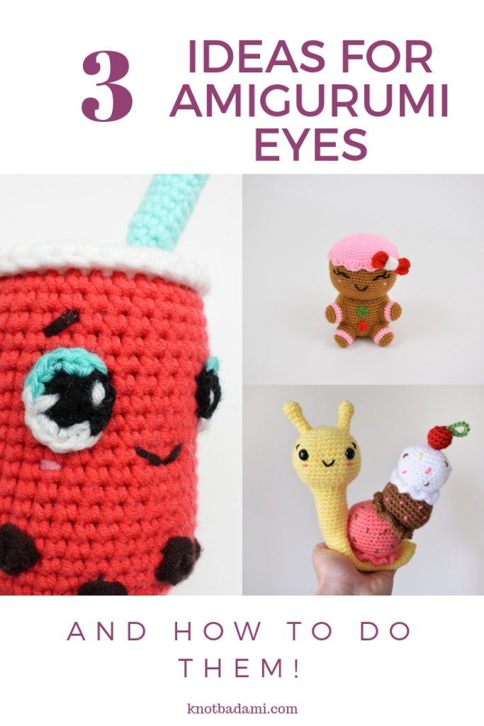 Does anybody else crochet eyes instead of using safety eyes or buttons? : r/ Amigurumi
