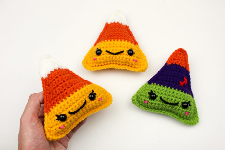 Crochet Candy Corn Amigurumi - Knot Bad